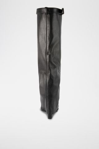 Stivali in pelle Corenne - Nero