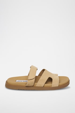 Ciabatte in pelle scamosciata  Missile-E - Cammello