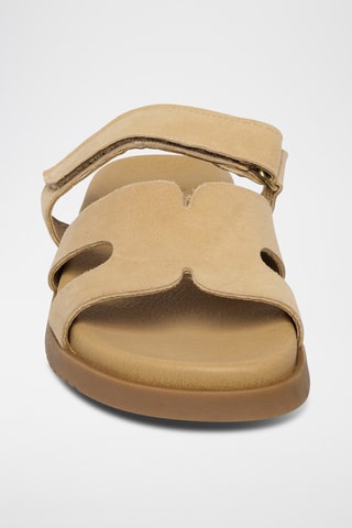 Ciabatte in pelle scamosciata  Missile-E - Cammello