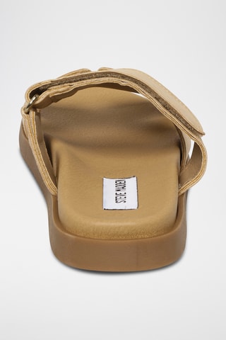 Ciabatte in pelle scamosciata  Missile-E - Cammello