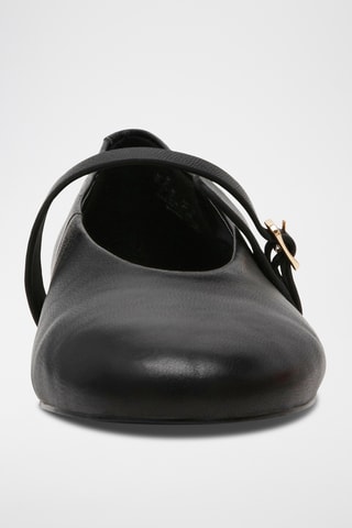 Bailarinas de piel Rejoice - Negro