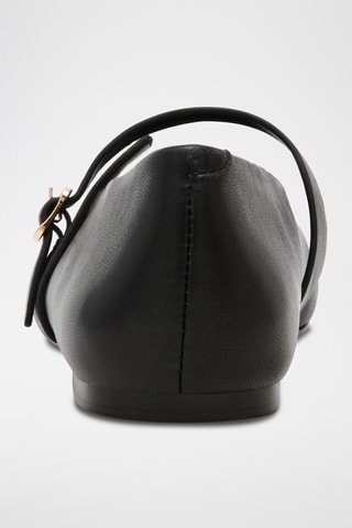 Bailarinas de piel Rejoice - Negro