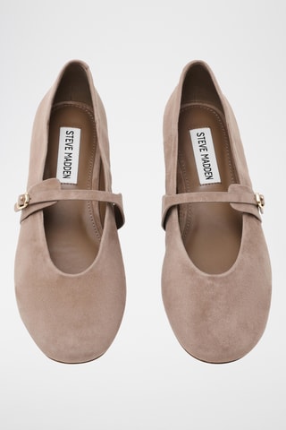 Ballerine in pelle scamosciata Rejoice - Marrone chiaro