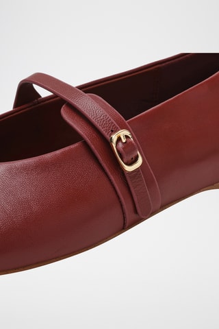 Ballerine in pelle Rejoice - Bordeaux