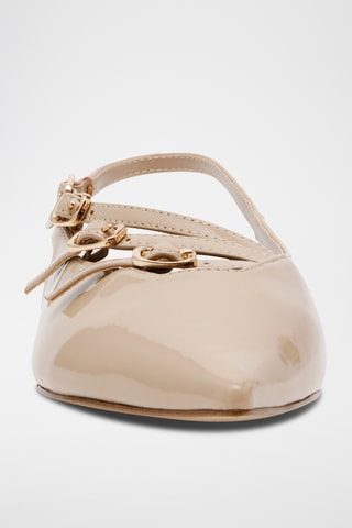 Ballerine in vernice Cianna - Taupe