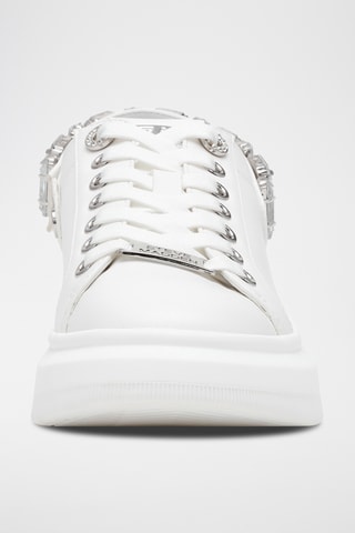 Zuecos con plataforma Galexi - Blanco