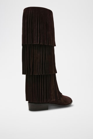 Stivali in pelle scamosciata Spur - Marrone