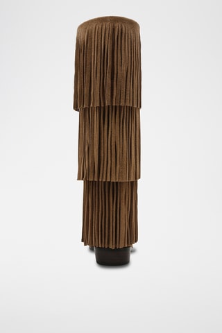 Stivali in pelle Spur - Taupe