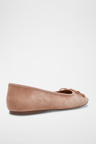 Ballerine in pelle scamosciata Malinda - Beige