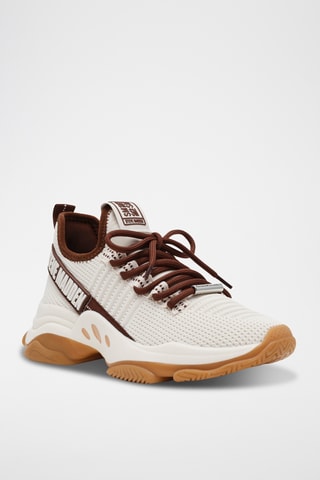 Sneakers platform Mac-E - Avorio e bordeaux