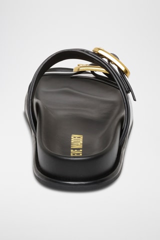 Sandalias de piel Zaz - Negro