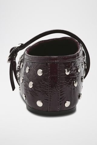 Scarpe baby in pelle Acher - Marrone e argentato