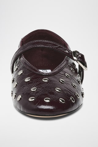 Scarpe baby in pelle Acher - Marrone e argentato