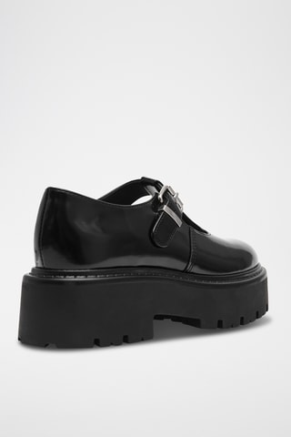 Mary Jane platform in pelle Oracle - Nero