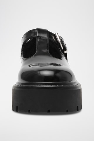 Mary Jane platform in pelle Oracle - Nero