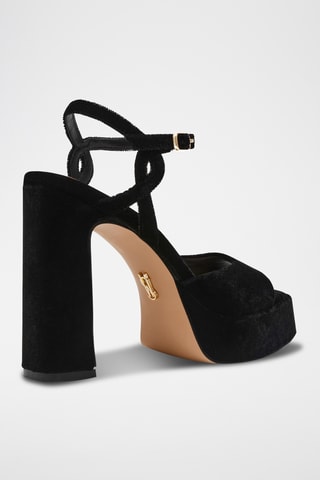 Sandali con tacco Miliana - Nero