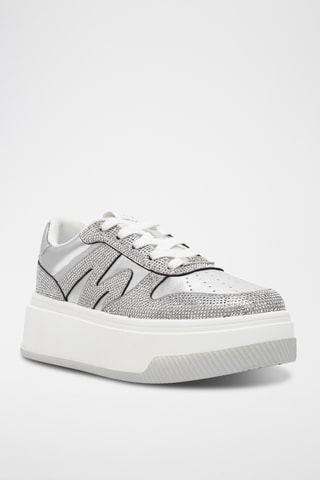 Sneakers platform Dynamo-R - Argentato