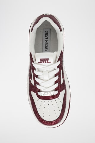 Sneakers platform Dynamo-R - Bianco e bordeaux