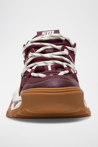 Sneakers platform Kingdom 2.0 - Bordeaux