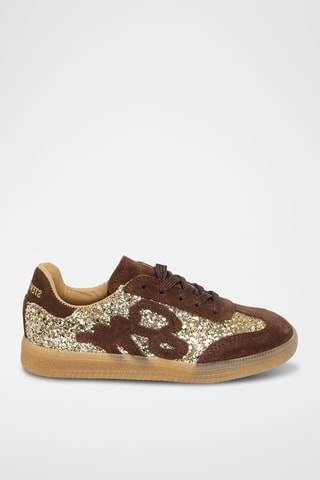 Zapatillas Elora - Marrón y dorado