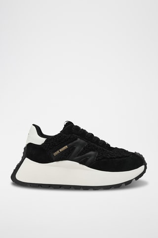 Sneakers platform in pelle Supercampo-F - Nero