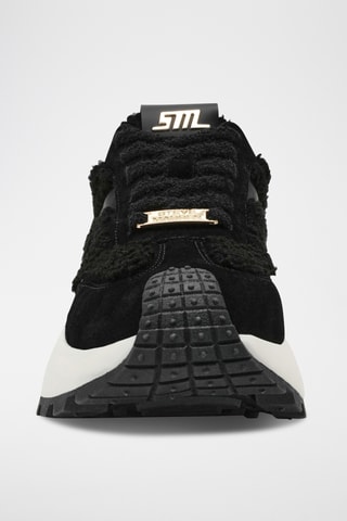 Sneakers platform in pelle Supercampo-F - Nero