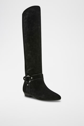 Stivali in pelle scamosciata Krosby - Nero