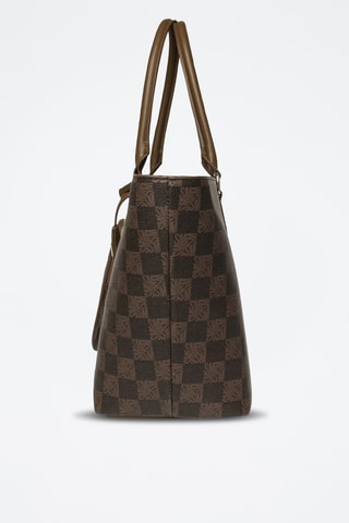 Shopping bag e 2 pochette Bjude 7 - Verde oliva 