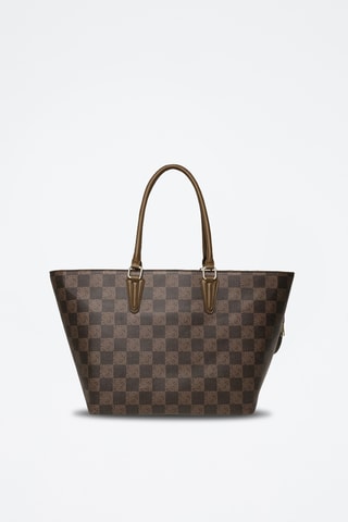 Shopping bag e 2 pochette Bjude 7 - Verde oliva 