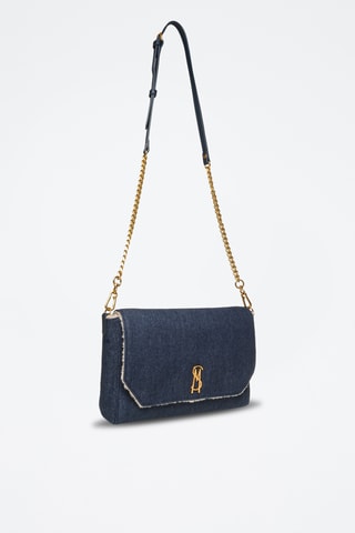 Borsa a tracolla in jeans Bamora - Blu