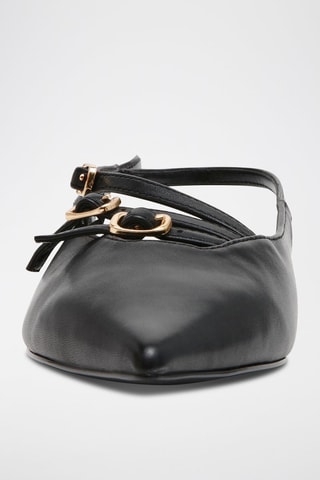 Ballerine in vernice - Nero