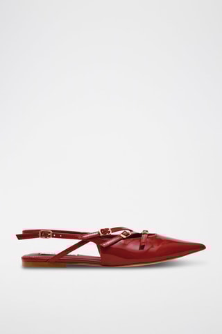 Ballerine in vernice - Rosso