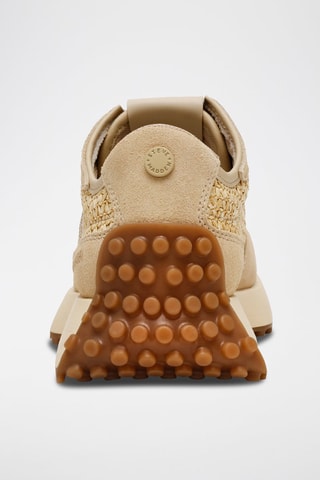 Sneakers in pelle scamosciata - Beige