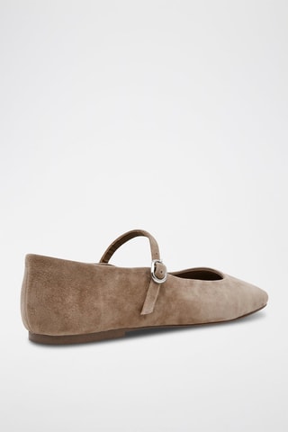 Scarpe baby in pelle scamosciata - Taupe