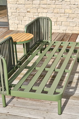 Sofá de jardim Barlia - Até 3 lugares