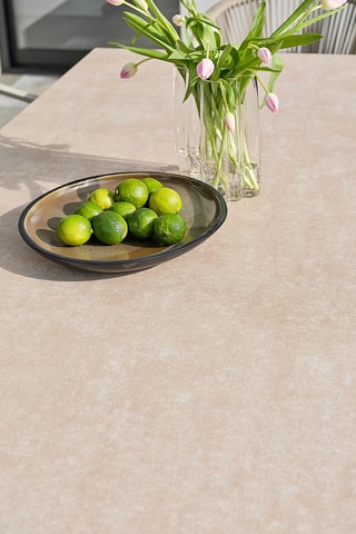 Mesa de jardim em cerâmica e vidro Tigua - 200 x 90 x 74 cm