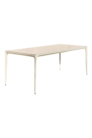 Mesa de jardim em cerâmica e vidro Tigua - 200 x 90 x 74 cm