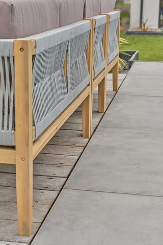 Conjunto de jardim em acácia Jorda - Até 5 lugares