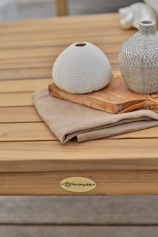 Conjunto de jardim em acácia Jorda - Até 5 lugares