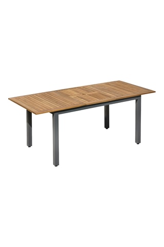 Mesa de jardim extensível em acácia Orsino - 150/200 x 90 x 74 cm