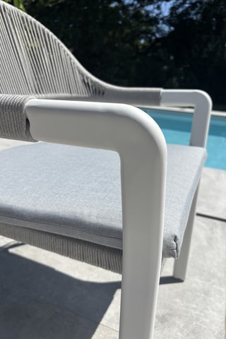 2 cadeirões de jardim Abella - 65 x 65 x 86 cm