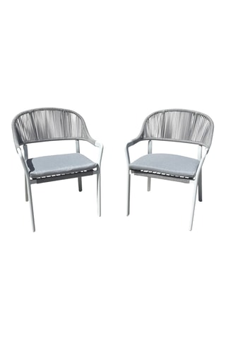 2 cadeirões de jardim Abella - 65 x 65 x 86 cm