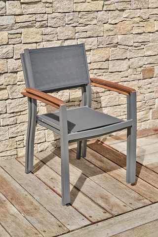 2 cadeirões de jardim Orsino - 56 x 56 x 84 cm