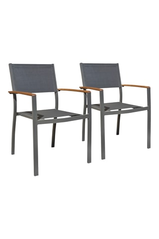 2 cadeirões de jardim Orsino - 56 x 56 x 84 cm