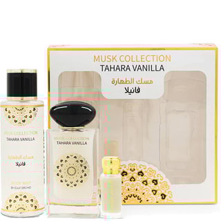 Estuche Tahara Vanille Gulf Orchid - BM 250ml, EDP 60 ml y Aceite perfumado 12 ml - Florales, afrutados y dulces