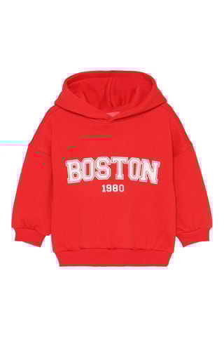 Sweater met Capuchon - Rood