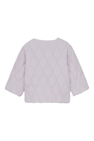 Gewatteerde jas. Grijs