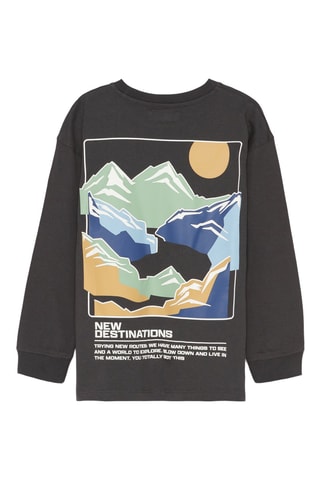 T-shirt - Zwart en Blauw