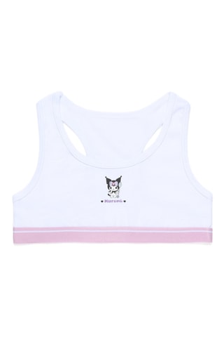 3 Bralettes Kuromi Sanrio - Wit