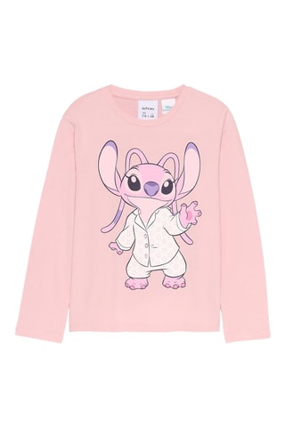 Pyjamashirt Angel Lilo & Stitch Disney - Roze